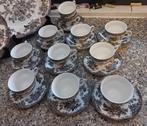 Wedgwood Asiatic Pheasants 9 kop en schotels bruin, Huis en Inrichting, Keuken | Servies, Ophalen of Verzenden, Zo goed als nieuw
