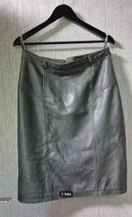 Grijze leren rok Laura Kent, Maat 42/44 (L), Ophalen of Verzenden, Zo goed als nieuw, Grijs