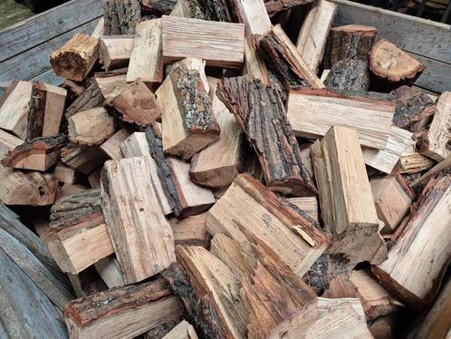 DROOG BRANDHOUT EIKENHOUT GRATIS BEZORGD, Tuin en Terras, Haardhout, Blokken, Eikenhout, 6 m³ of meer, Ophalen of Verzenden