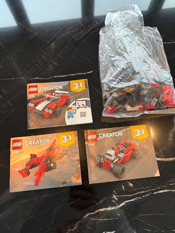 Lego creator sportwagen 31100 beschikbaar voor biedingen