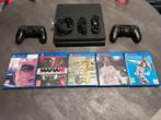 PS4 slim 1tb Console met 5 Games, Spelcomputers en Games, Spelcomputers | Sony PlayStation 4, Ophalen of Verzenden, Gebruikt, Met 2 controllers