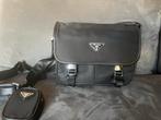 Prada Messenger Bag, Ophalen of Verzenden, Zo goed als nieuw, Zwart, Schoudertasje