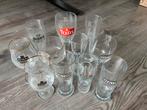 Verschillende bierglazen, Verzamelen, Glas en Borrelglaasjes, Ophalen, Zo goed als nieuw, Bierglas