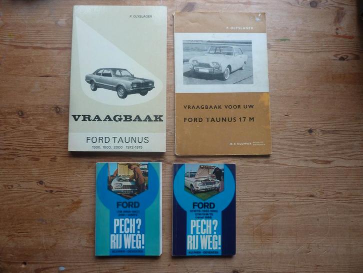 4x Ford Taunus, Auto diversen, Handleidingen en Instructieboekjes, Ophalen of Verzenden