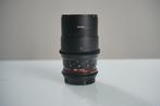 Samyang 100mm T3.1 cine macro lens Sony A-mount, Ophalen of Verzenden, Macrolens, Zo goed als nieuw