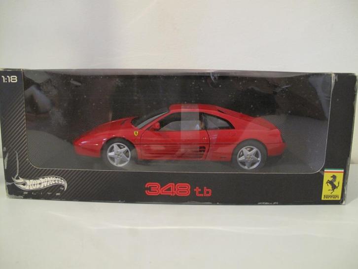 Ferrari 348 TB 1/18 Mattel elite ref V7436, Hobby en Vrije tijd, Modelauto's | 1:18, Nieuw, Auto, Hot Wheels, Verzenden