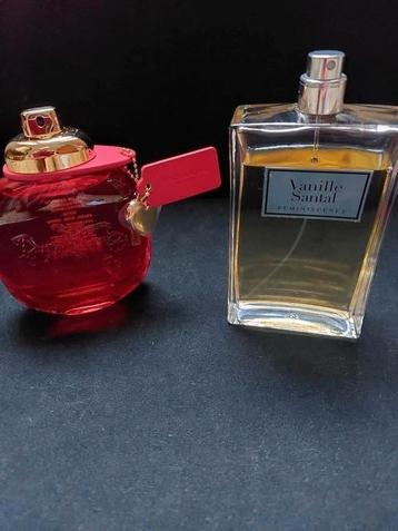 2 parfumflessen met originele geur beschikbaar voor biedingen