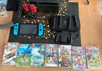 Nintendo Switch + 4 controllers, 8 games en fitness ring, Ophalen, Overige genres, Eén computer, Zo goed als nieuw