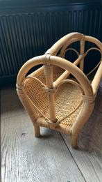 Rotan bamboe lectuurbak vintage retro, Huis en Inrichting, Ophalen of Verzenden