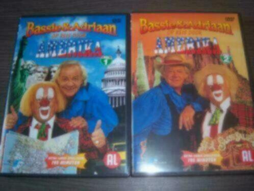 Bassie en Adriaan Op Reis door Amerika op 2 dvd's nieuwstaat, Cd's en Dvd's, Dvd's | Kinderen en Jeugd, Zo goed als nieuw, Film