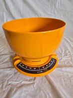 Oranje vintage jaren 70 weegschaal, Huis en Inrichting, Ophalen of Verzenden, Gebruikt