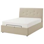 IKEA IDANÄS opbergbed 140x200 – NIEUW, bespaar €100, Huis en Inrichting, Slaapkamer | Bedden, Ophalen, Beige, Scandinavisch, 140 cm