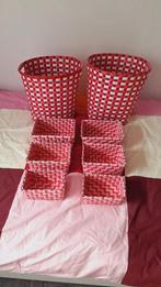 Pakket 8x leuke mandjes voor meisjes kamer, Ophalen of Verzenden, Gebruikt, Overige typen
