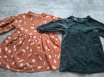 2 gave en mooie winterjurkjes mt 80 en 86: H&M en Next!, Kinderen en Baby's, Babykleding | Maat 80, Gebruikt, Meisje, Jurkje of Rokje