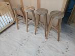 Set: 7x Ikea Skogsta barkruk, 4x zgan., 3x NIEUW! en 1 bank, Ophalen, 5 krukken of meer, 60 tot 90 cm, Nieuw