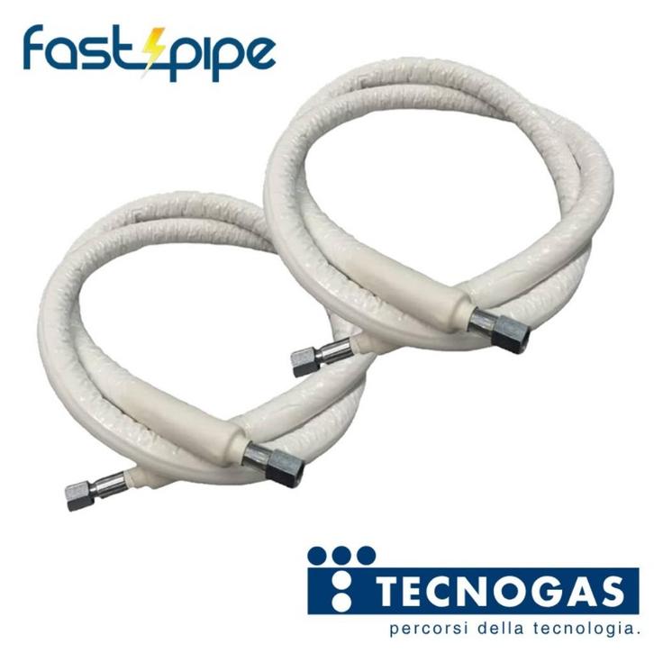 Super flexibele aircoleiding | 1/4"+3/8" | 2,5 meter, Doe-het-zelf en Verbouw, Buizen en Afvoer, Nieuw, Overige typen, Overige materialen