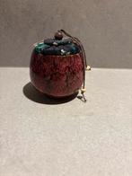 Urn potje rood 130ml, Ophalen, Aardewerk of Porselein, Nieuw, Minder dan 50 cm