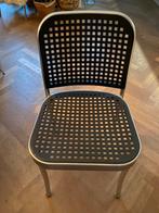 Depadova Silver chair, Chrome met zwarte kunststof zitting., Huis en Inrichting, Stoelen, Ophalen, Kunststof, Gebruikt, Zwart