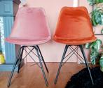 2 Velvet stoeltjes van kick collectie, Ophalen, Zo goed als nieuw, Overige kleuren, Eén
