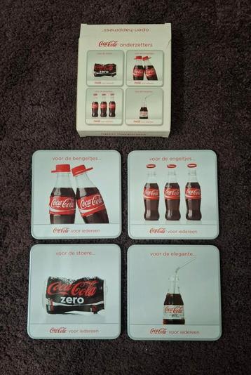 Coca Cola Onderzetters - Set van 4 Aluminium beschikbaar voor biedingen