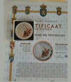 Edelcollectie slag bij waterloo verzilverd kavel nr 253, Verzenden, Zilver, Nederland
