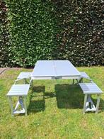 Inklapbare picknicktafel Eurotrail, Caravans en Kamperen, Kampeermeubelen, Ophalen, Gebruikt, Campingstoel