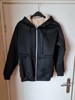 Zwarte jas met teddy voering - Maat M, Kleding | Heren, Onbekend, Maat 48/50 (M), Zwart, Ophalen of Verzenden