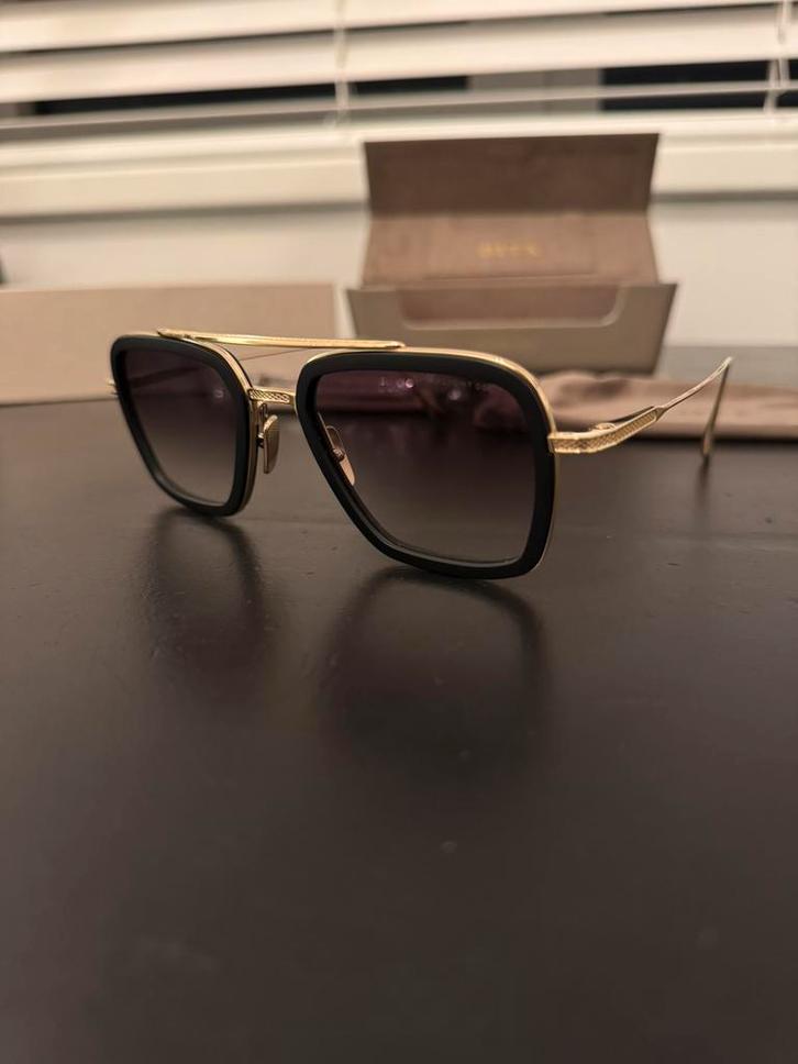 Originele Dita Flight 006 zonnebril goud (nieuw), Sieraden, Tassen en Uiterlijk, Zonnebrillen en Brillen | Heren, Zo goed als nieuw