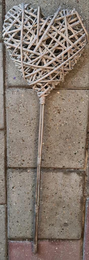 Houten Hart Decoratie - valentijntip nieuwe, Huis en Inrichting, Woonaccessoires | Wanddecoraties, Zo goed als nieuw, Ophalen of Verzenden