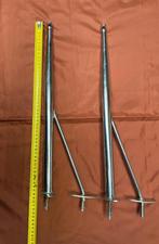 Boot scepter rvs 4 stuks in een koop 150,-, Ophalen, Gebruikt, Overige typen