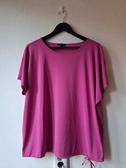 Claudia Sträter fuchsia viscosemix? top maat: 44, Kleding | Dames, Tops, Zo goed als nieuw, Maat 42/44 (L), Roze, Korte mouw, Ophalen of Verzenden