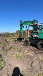 Hitachi mobiele bandenkraan graafmachine zx130w, Zakelijke goederen, Machines en Bouw | Kranen en Graafmachines, Ophalen, Graafmachine