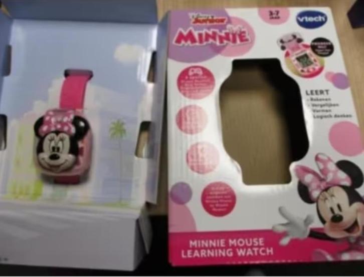 DISNEY JUNIOR VTECH MINNIE MOUSE LEER HORLOGE NIEUW, Sieraden, Tassen en Uiterlijk, Horloges | Kinderen, Nieuw, Jongen of Meisje