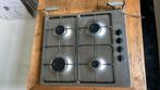 Siemens rvs losse kookplaat 4 pits gasstel, Ophalen, 4 kookzones, Zo goed als nieuw, Gas