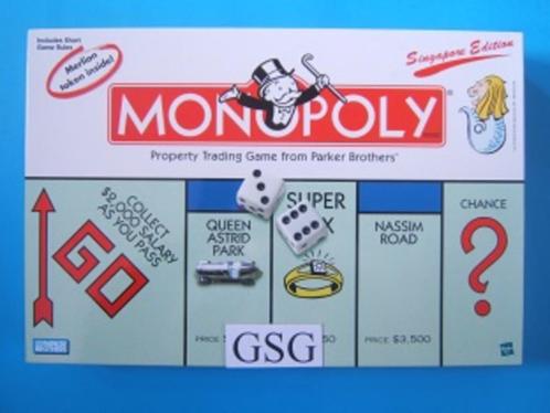 Monopoly Singapore nr. 00009 284-01 (Nieuw), Hobby en Vrije tijd, Gezelschapsspellen | Bordspellen, Nieuw, Ophalen