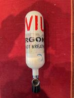 argofles staal 1 ltr, Watersport en Boten, Duiken, Ophalen of Verzenden, Gebruikt, Duikfles