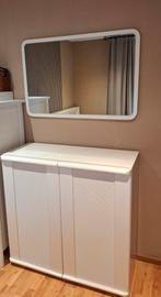 Witte Spiegel (97x63), Huis en Inrichting, Kasten | Dressoirs, Ophalen, 50 tot 100 cm, Zo goed als nieuw, Minder dan 25 cm