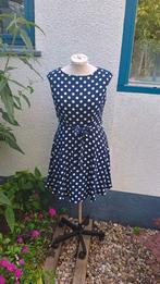 Jurk polkadot  mt 42, Ophalen, Blauw, Wallis, Maat 42/44 (L)