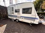 Gepimpte en opgeknapte Hobby caravan uit 1999, Caravans en Kamperen, Hobby, Treinzit, Particulier, Luifel