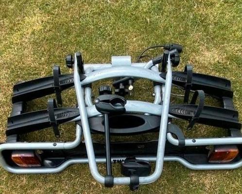 Fietsendrager thule euroway 945, kantelbaar, Auto diversen, Fietsendragers, Zo goed als nieuw, Trekhaakdrager, 2 fietsen, Brede banden