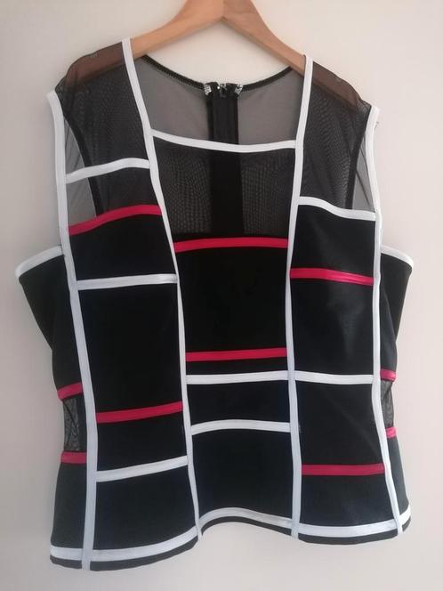 Joseph Ribkoff mooie top, Kleding | Dames, Tops, Zo goed als nieuw, Maat 42/44 (L), Zwart, Zonder mouw, Verzenden