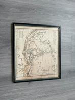 Fotolijst met oude landkaart, Ophalen, Zo goed als nieuw, 1800 tot 2000, Landkaart