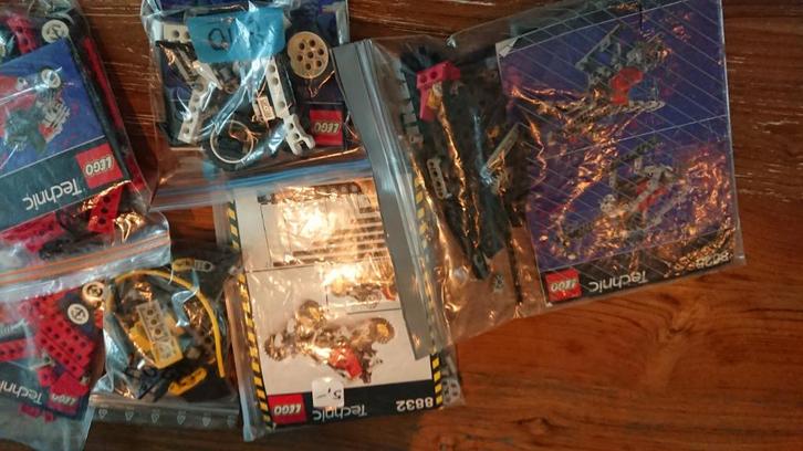 Lego Technic 8207 8226 8810 8815 8825 8832, Kinderen en Baby's, Speelgoed | Duplo en Lego, Gebruikt, Lego, Complete set, Ophalen of Verzenden