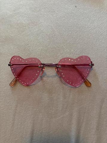 Roze Hartjes Bril - Feestbril beschikbaar voor biedingen