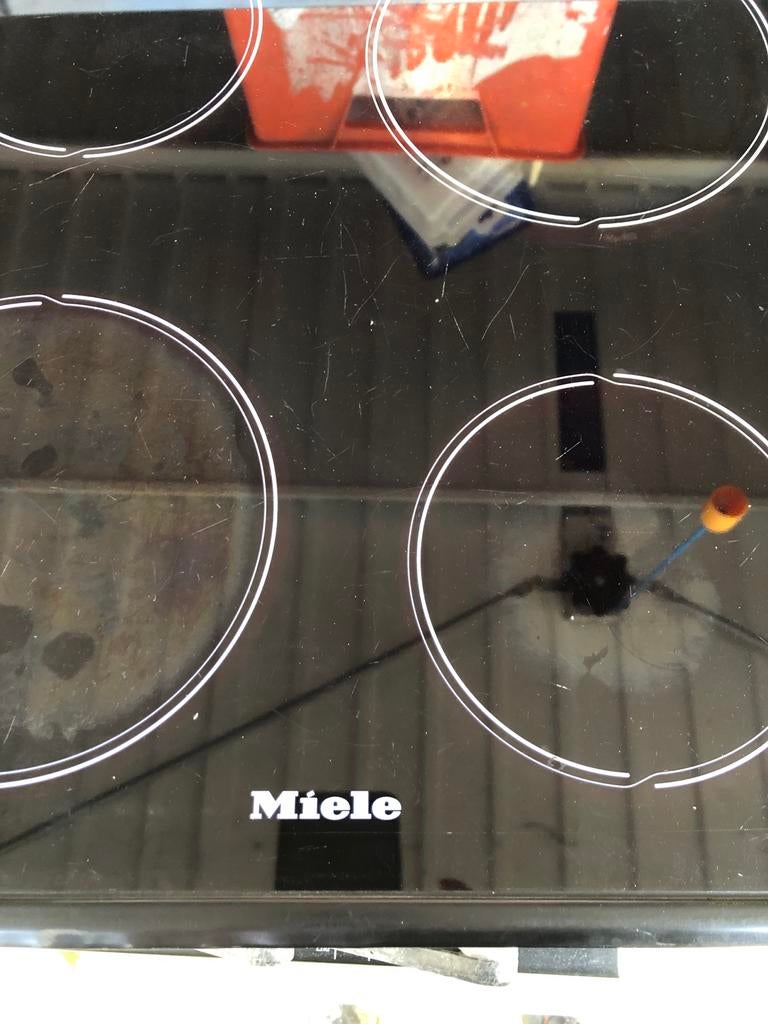 Miele Keramische Kookplaat - Goed Onderhouden, Gebruikt, Keramisch, Inbouw, 4 kookzones