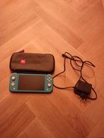 Nintendo switch lite turquoise, Spelcomputers en Games, Spelcomputers | Nintendo Switch Lite, Ophalen of Verzenden, Zo goed als nieuw