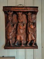 Houten Wandornament Drie Koningen Handgesneden, Ophalen