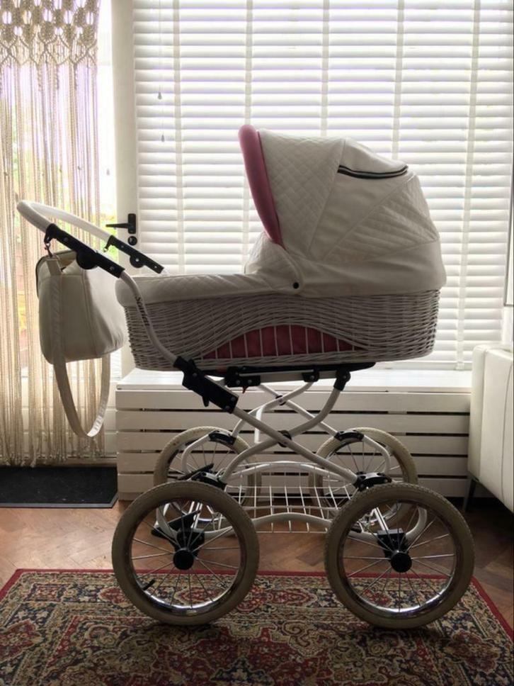 Klassieke kinderwagen Retro Vintage Baby Fashion Scarlett, Kinderen en Baby's, Kinderwagens en Combinaties, Zo goed als nieuw