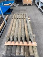 Weidepalen (tussenpalen) 2-gats, Rond 14cm (Paardenweide), Tuin en Terras, Palen, Balken en Planken, Ophalen, Nieuw, 180 tot 250 cm