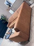 ZGAN Kapenga Lederen Hoekbank - Cognac - 263 x 235, Huis en Inrichting, Ophalen, 250 tot 300 cm, -, -